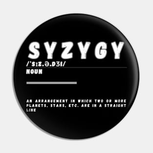 Word Syzygy Pin