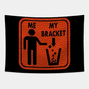 March Madness Busted Bracket Tapestry