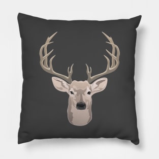 Beautiful buck with big antlers Pillow