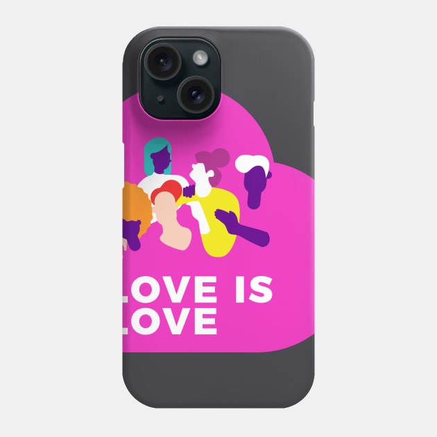 Love is Love Phone Case by Claudiaco