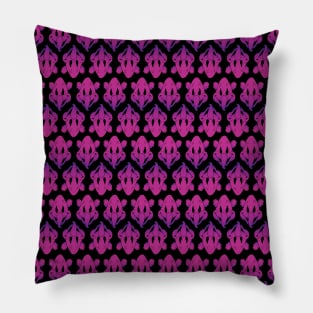 Pink Elephants Pattern Pillow