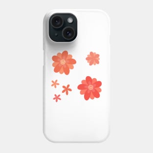 Bright and Cheerful Flower Smiley Face pack Phone Case