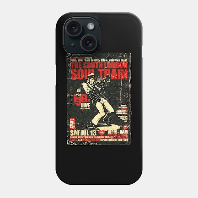 POSTER TOUR - SOUL TRAIN THE SOUTH LONDON 89 Phone Case by Promags99