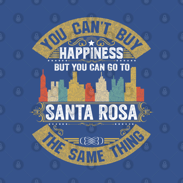 Discover Santa Rosa City California State USA Flag Native American - Santa Rosa City - T-Shirt