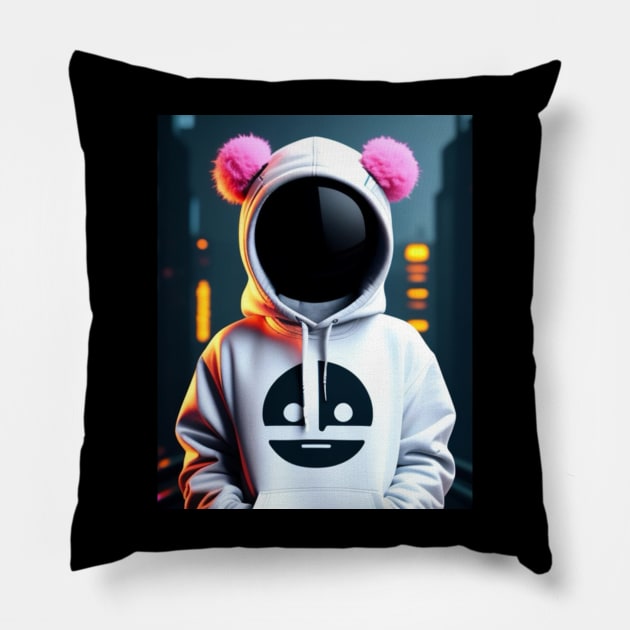 Rappers with Hoodies III Pillow by musicgeniusart