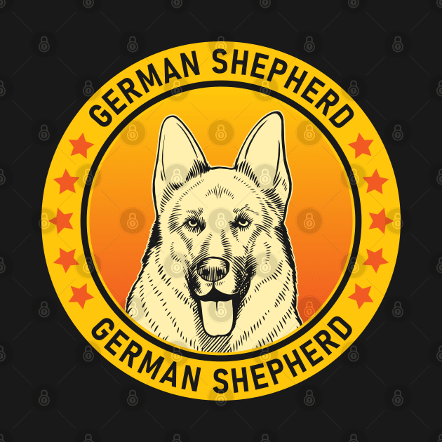 German Shepherd Dog Portrait by millersye