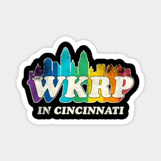 WKRP in Cincinatti Vintage Rainbow Magnet