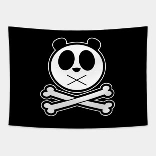 Panda Cross Bone Tapestry