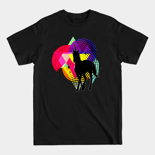 Discover 80s Nostalgia Equestrian Art - Unicorn Art - T-Shirt