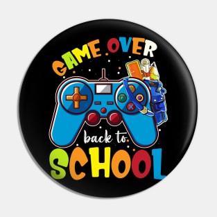 Back to School Funny Game Over Teacher Student Controller Pin