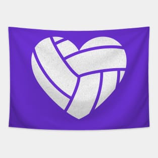 volleyball heart Tapestry