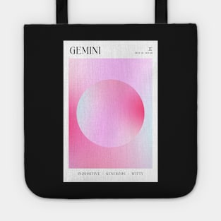 Gemini Zodiac Aura Tote