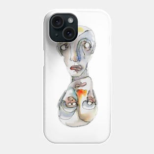 Self Contemplation - Watercolor - Wildemar Doomgriever Phone Case