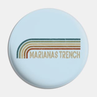 Marianas Trench Retro Stripes Pin