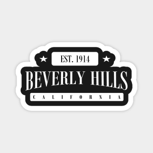 Beverly Hills Est. 1914 (Standard White) Magnet