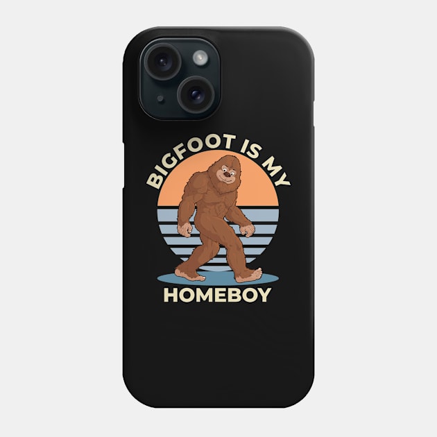 Bigfoot Is My Homeboy Phone Case by Jay Diloy