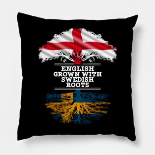 English Grown With Swedish Roots - Gift for Swedish With Roots From Sweden Pillow