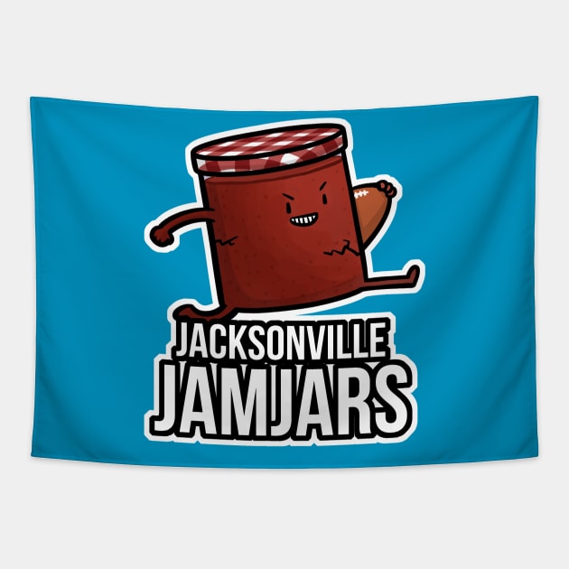 Jacksonville Jamjars Tapestry by Pockets