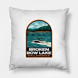 Broken Bow Lake Oklahoma Pillow