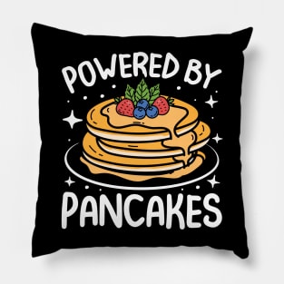 Powered By Pancakes Pillow