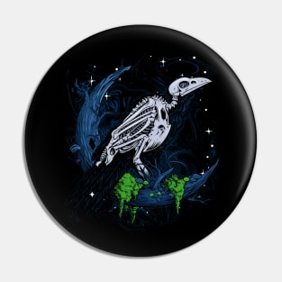 bird skull Pin