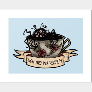 Cute cup of tea Art Print by peppermintpopuk