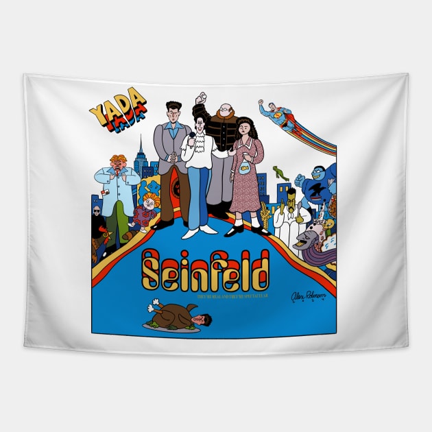 Seinfeld Submarine Tapestry by AlexRobinsonStuff