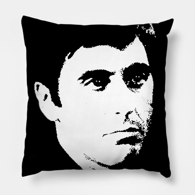 Montana Scarface Pillow by phatvo