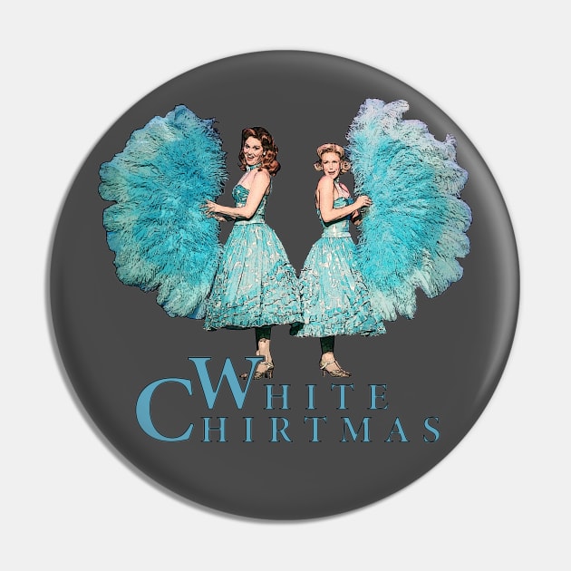 # White Christmas Pin by clownescape