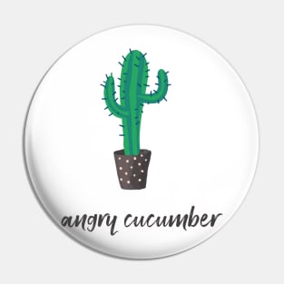 Funny „Angry cucumber“ Pin