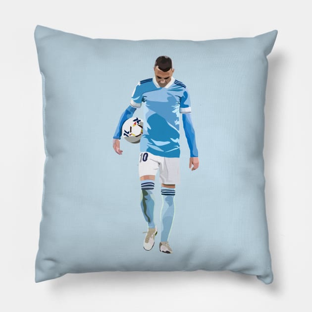 Iago Aspas Pillow by Webbed Toe Design's