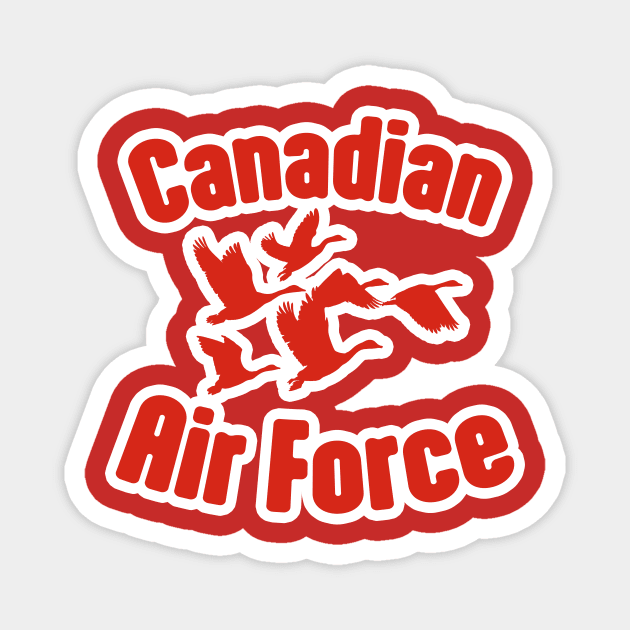 Canadian Air Force - Canada Geese Magnet by downformytown