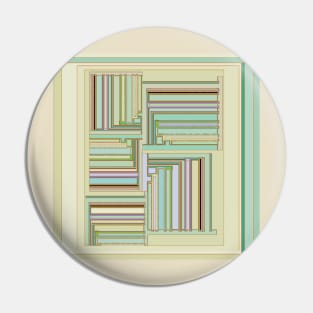 Toasted Temerity geometric graphic design Pin