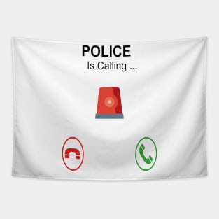 POLICE CALL Tapestry