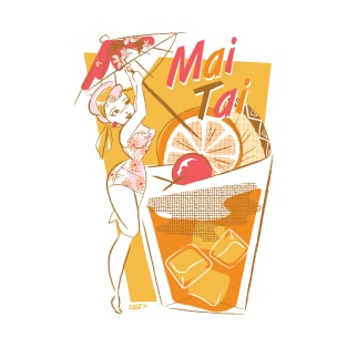 Tiki Mai Tai- by Cathy Clark-Ramirez T-Shirt