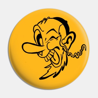 Winking Rabbi Pin