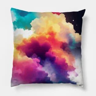 Nebula Dreams - Immerse Yourself in Cosmic Splendor Pillow