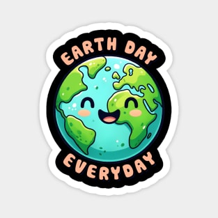 Earth Day Planet Anniversary Day Cute Earth Day Magnet