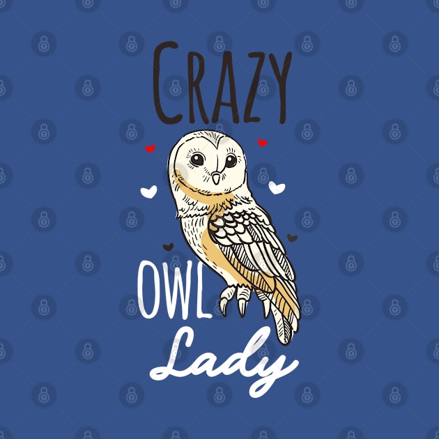 Crazy Owl Lady by Carolina Cabreira