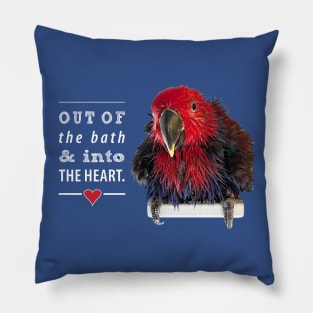 Wet bird-white type Pillow