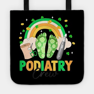 Podiatry Crew Shamrock Podiatrist St Patrick's Day Tote