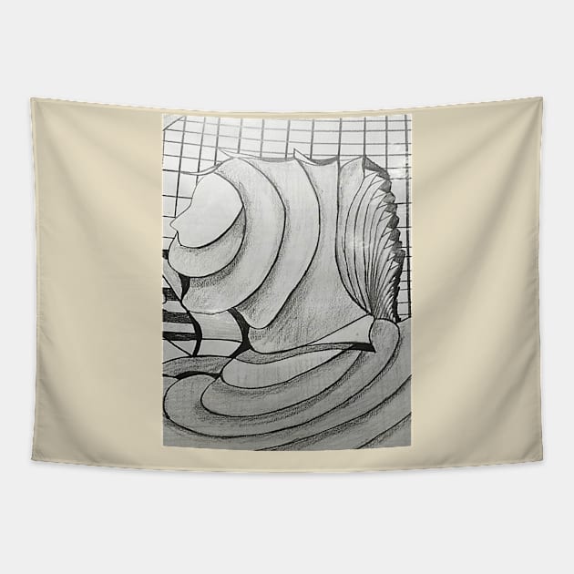 SIN ROSTRO Tapestry by JUANGOMY