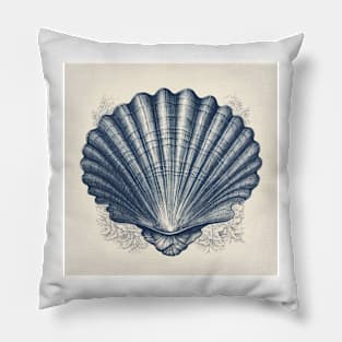 Ocean life - Fan Shell Pillow