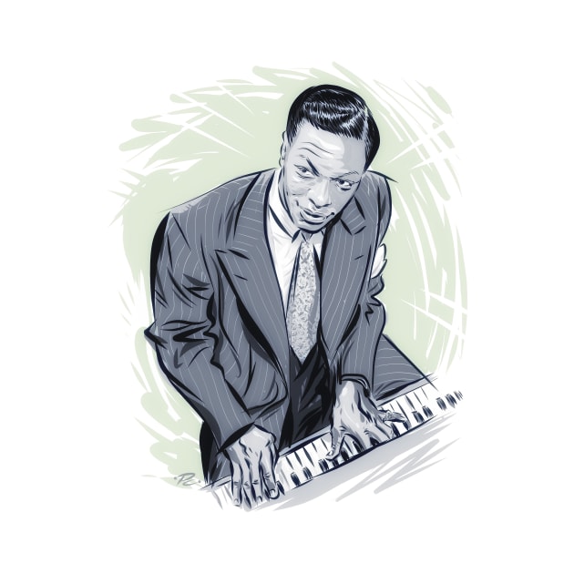 Nat King Cole - An illustration by Paul Cemmick by PLAYDIGITAL2020