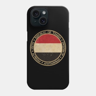 Vintage Republic of Yemen Asia Asian Flag Phone Case