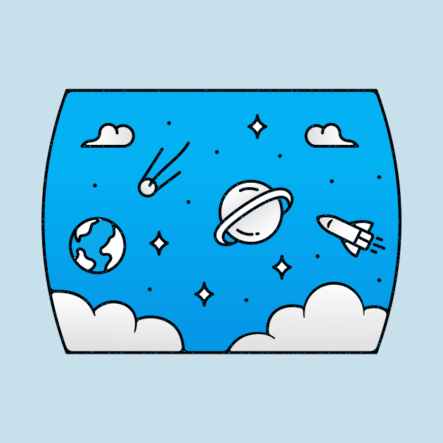 Doodle Space 1 by teeszone_design