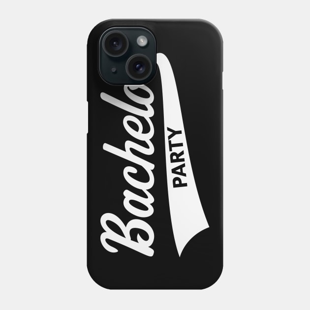 Bachelor Party (Stag Party / Team Groom / Lettering / White) Phone Case by MrFaulbaum