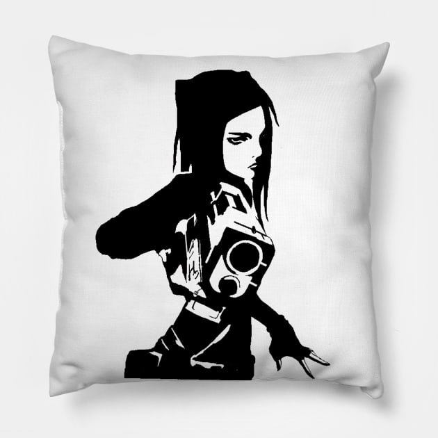 Anime girl Pillow by NEOS93