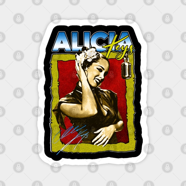 Alicia Keys Magnet by HORASFARAS