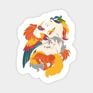 Four Horses of the Nostalgialypse Magnet